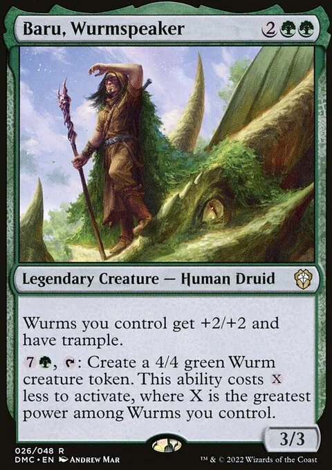 Baru, Wurmspeaker