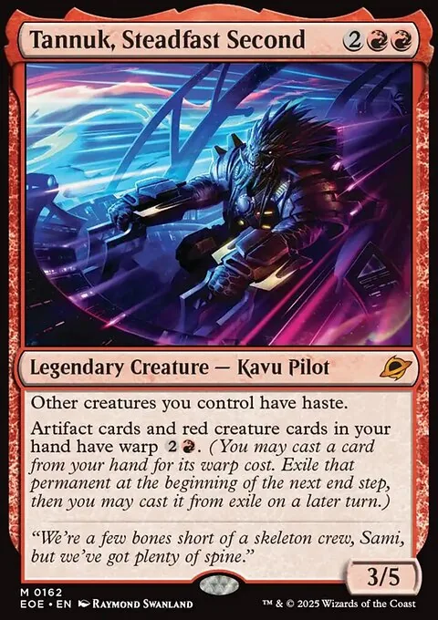 Tannuk, Steadfast Second