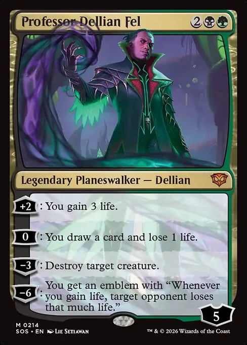 Professor Dellian Fel