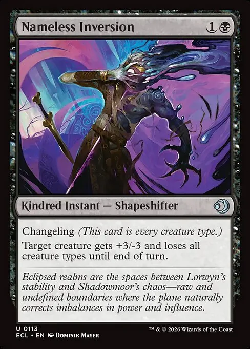 Nameless Inversion