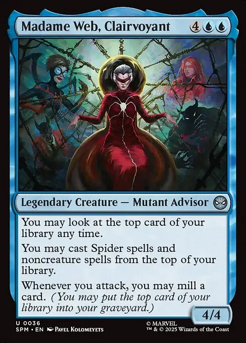 Madame Web, Clairvoyant